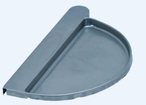 Rinnen-Endboden Rinne halbrund links Rinnen-Endboden Rinne halbrund links